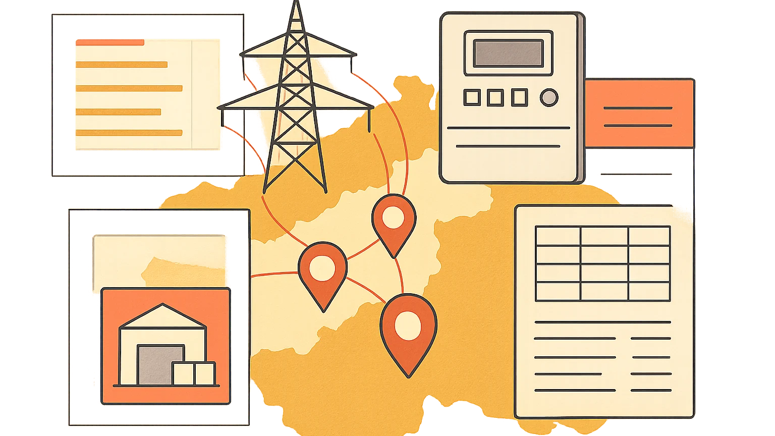 Tematická ilustrace k článku Energetické firmy v Ústeckém kraji.