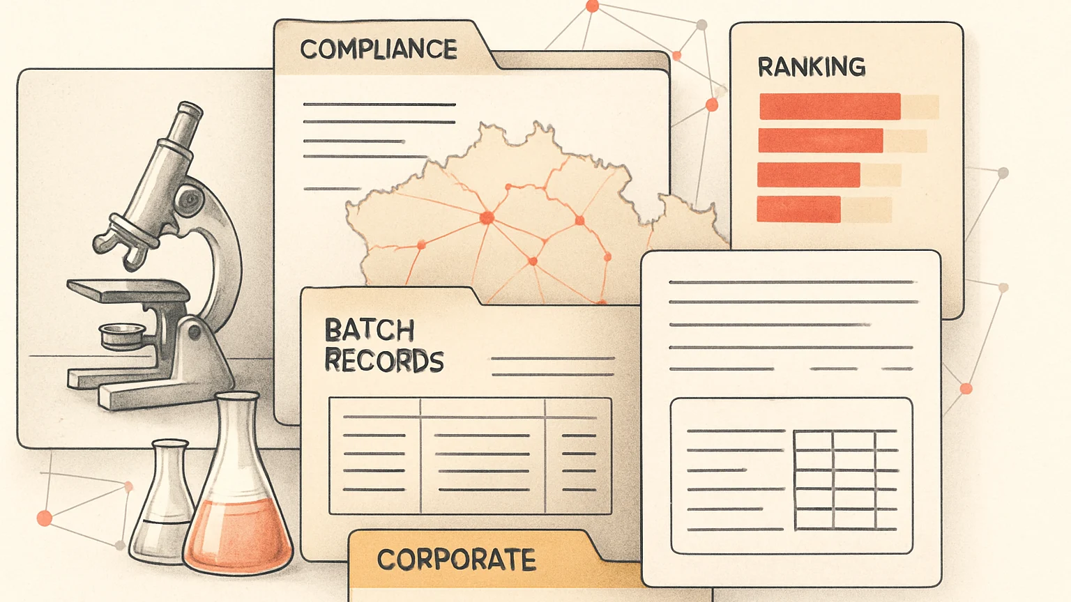 Tematická ilustrace k článku Farmaceutické firmy v ČR — kompletní přehled 2026.