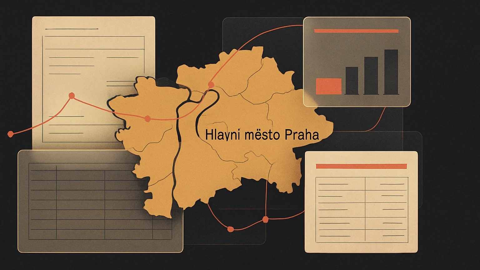 Tematická ilustrace k článku Firmy s nejvyšším kapitálem v regionu Hlavní město Praha.