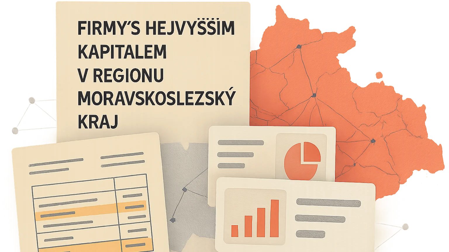 Tematická ilustrace k článku Firmy s nejvyšším kapitálem v regionu Moravskoslezský kraj.
