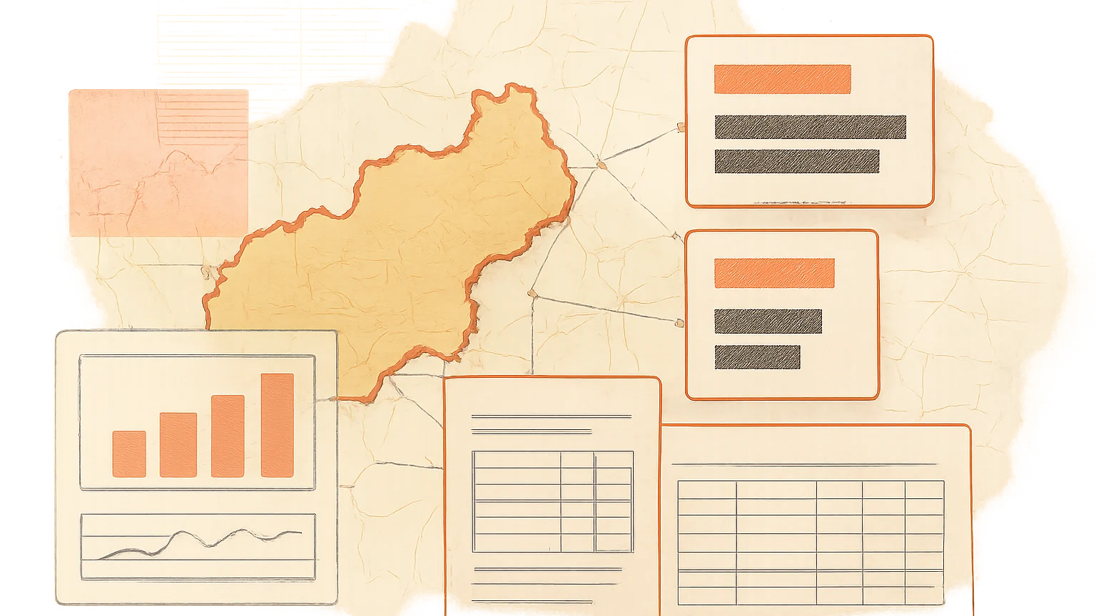 Tematická ilustrace k článku Největší firmy v regionu Karlovarský kraj.