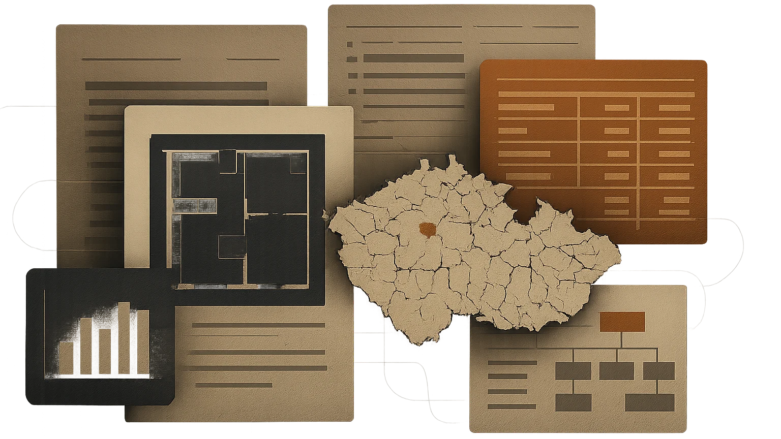 Tematická ilustrace k článku Reality a development v ČR — kompletní přehled 2026.