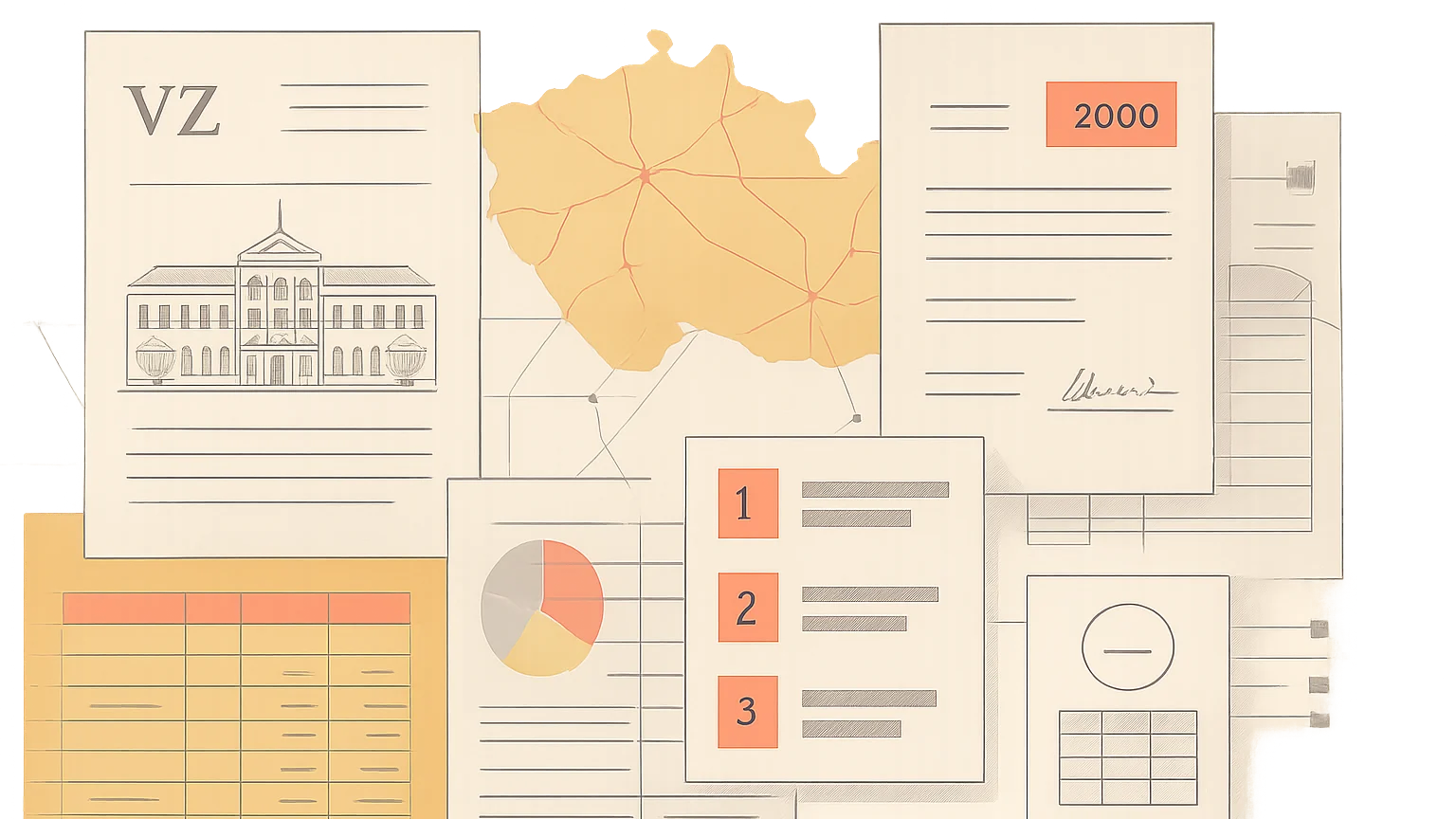 Tematická ilustrace k článku Vzdělávání v ČR — kompletní přehled 2026.