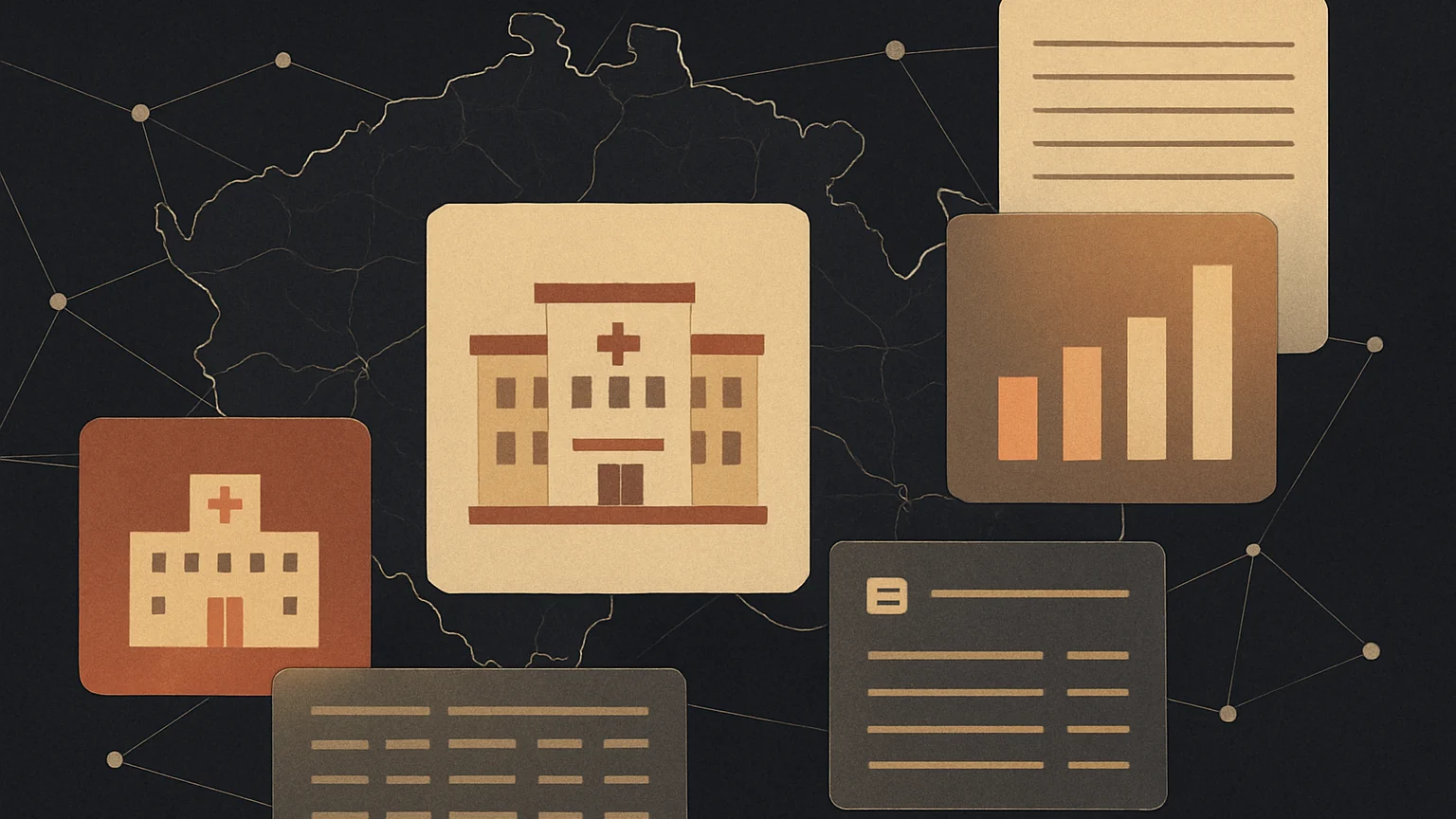 Tematická ilustrace k článku Zdravotnictví v ČR — kompletní přehled 2026.
